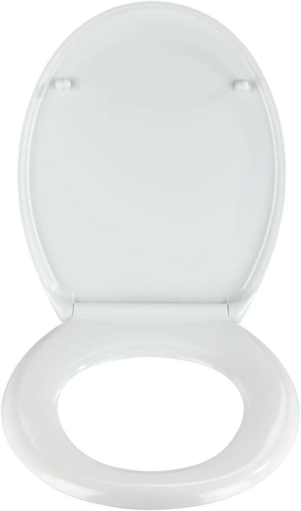 Wenko Quilted Luxury Duroplast WC Seat with Soft Close &amp; Fix-Clip System