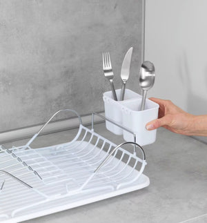Wenko Dish drainer Clean with cutlery basket