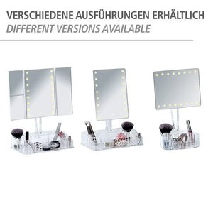 Wenko Fanano LED Tri-Fold Cosmetic/Vanity Mirror