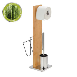 Wenko Portofino Toilet brush and newspaper holder