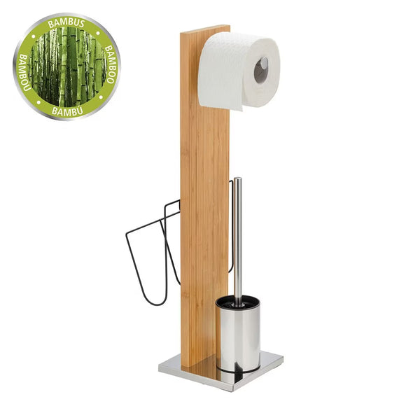 Wenko Portofino Toilet brush and newspaper holder