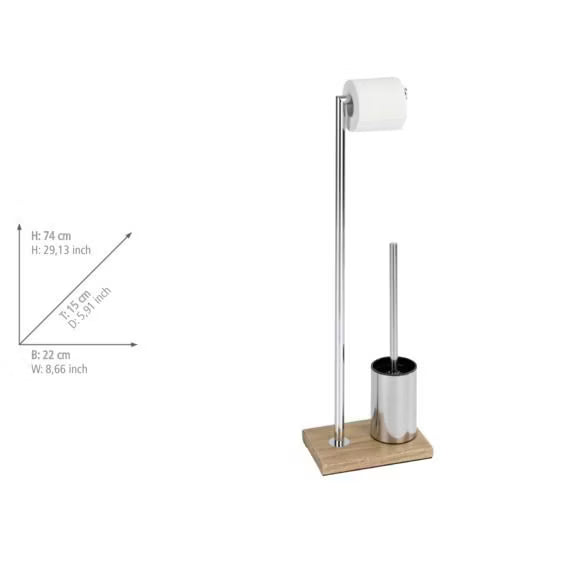 Standing WC set Mod. Marla base plate made of polyresin (By Wenko)