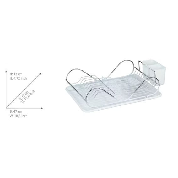 Wenko Dish drainer Clean with cutlery basket