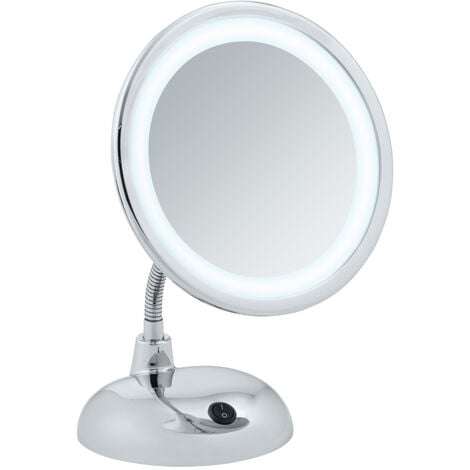 Wenko LED Cosmetic Standing Mirror With 3x Magnification