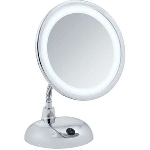 Wenko LED Cosmetic Standing Mirror With 3x Magnification