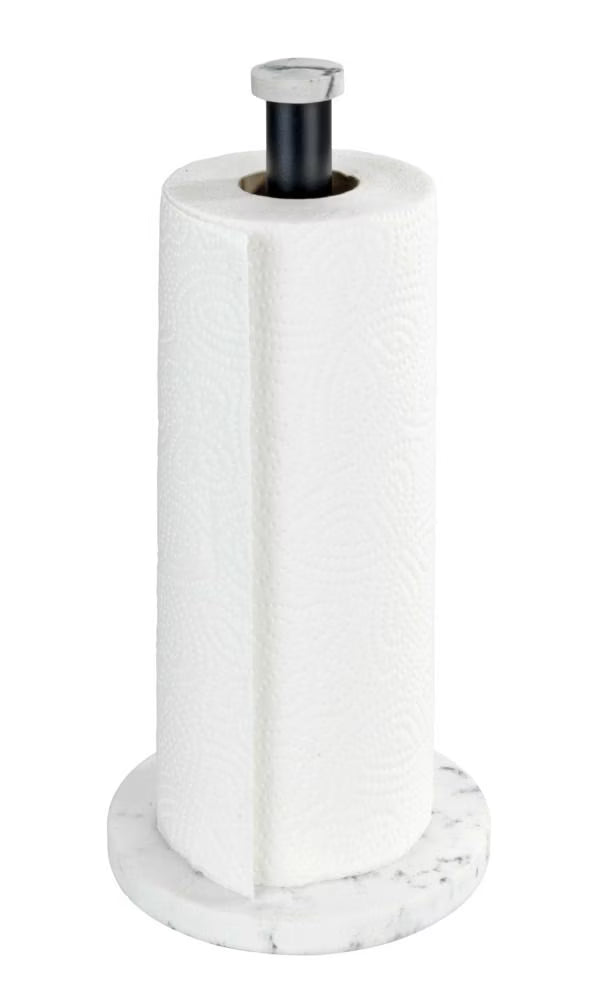 Wenko Marble-Look Kitchen Roll Holder