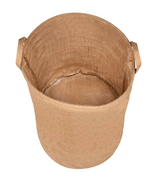 Wenko Juna Round Jute Laundry Basket with Handles