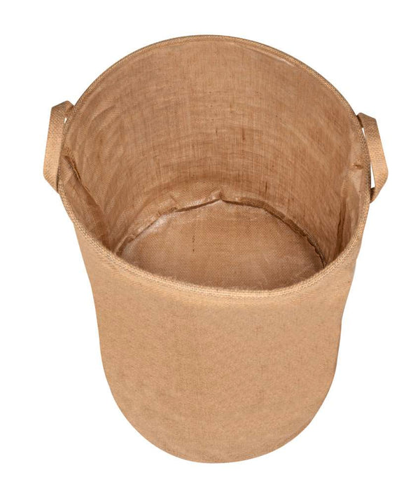 Wenko Juna Round Jute Laundry Basket with Handles