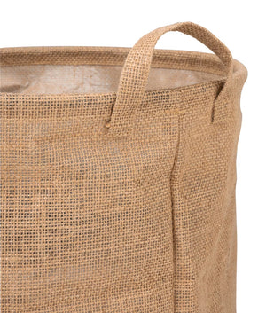 Wenko Juna Round Jute Laundry Basket with Handles