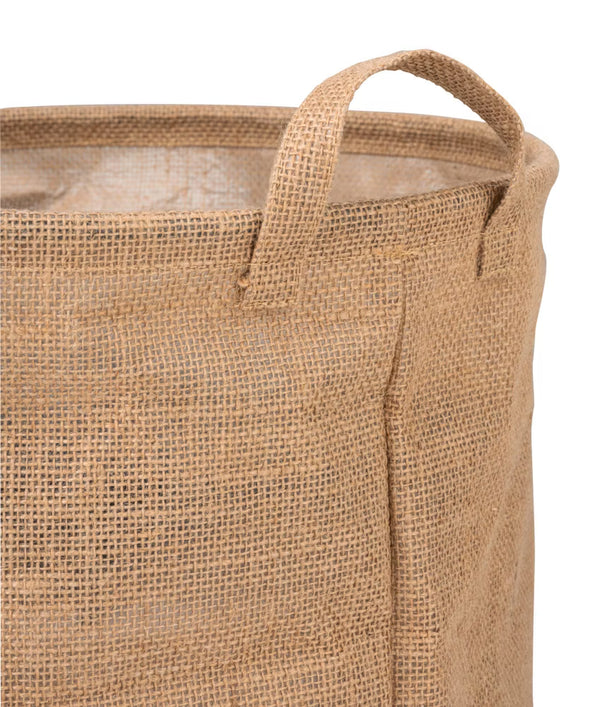 Wenko Juna Round Jute Laundry Basket with Handles