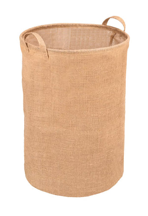 Wenko Juna Round Jute Laundry Basket with Handles