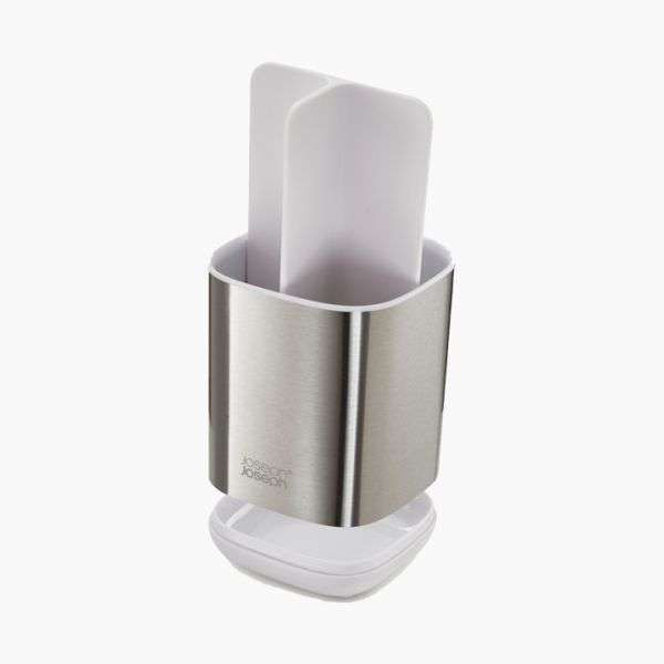 Joseph Joseph EasyStore Steel Toothbrush Holder