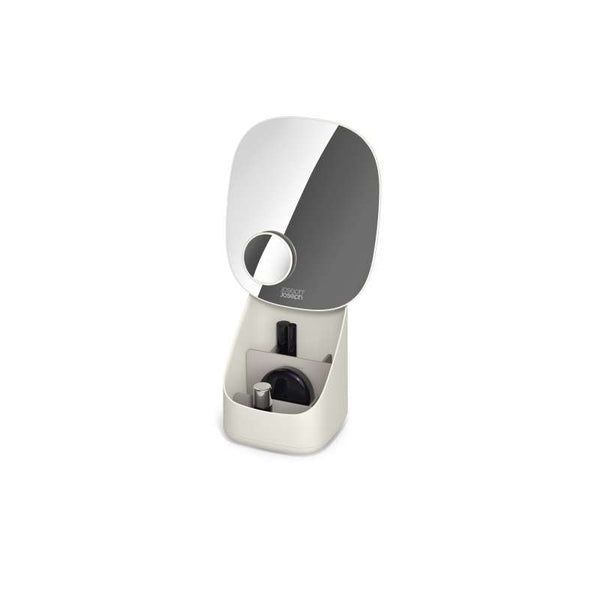 Joseph Joseph Viva Pedestal Mirror with Cosmetic Organiser