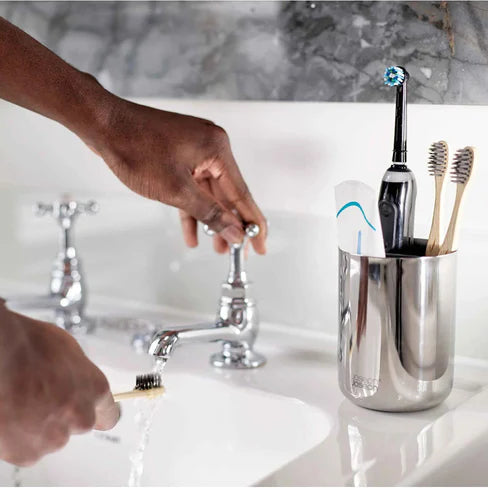 Joseph Joseph EasyStore™ Luxe Stainless-steel Toothbrush Caddy
