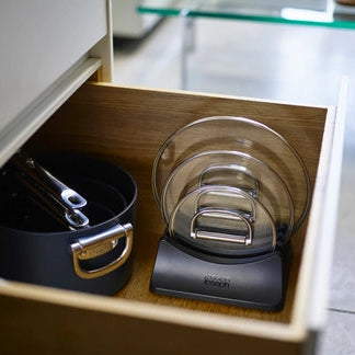 Joseph Joseph space 3 lid storage stand