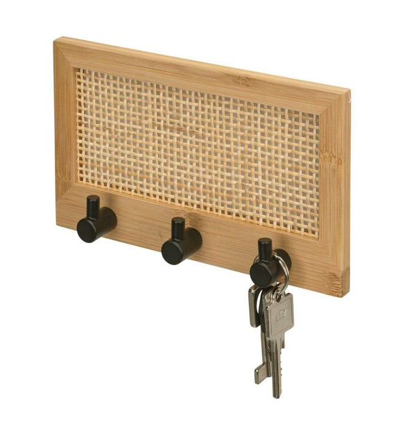 Wenko Hook rack Allegre made of bamboo and rattan