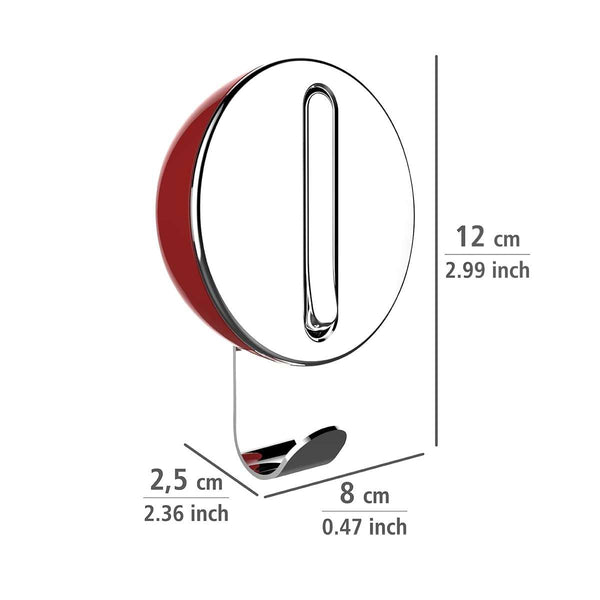 Wenko Folding hook Premium DELTA carmine red