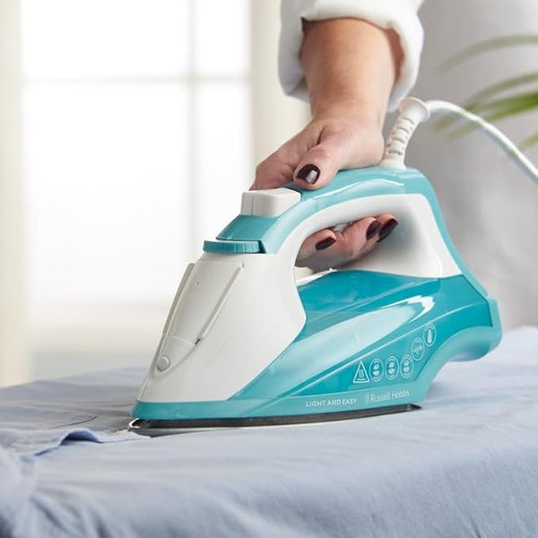 Russell Hobbs 2400W Mint & White Steam Iron