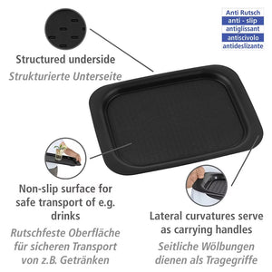 Wenko Non-slip Tray Non-slip Serving Tray