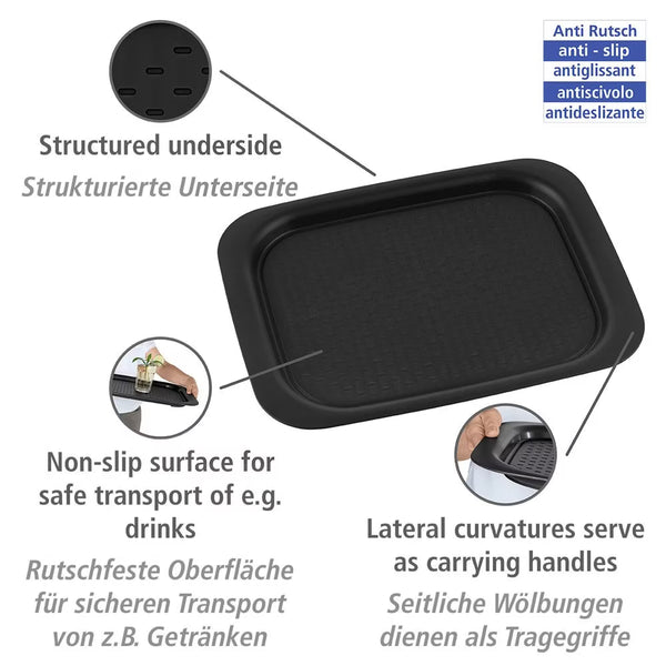 Wenko Non-slip Tray Non-slip Serving Tray