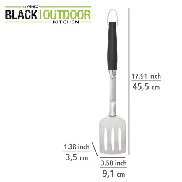 Wenko BBQ spatula made of stainless steel and TPR plastic