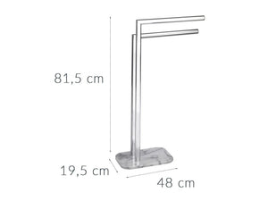 Wenko Marble towel and clothes rack Onyx