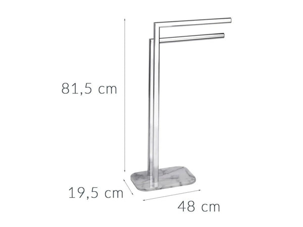 Wenko Marble towel and clothes rack Onyx