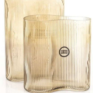 By-Boo Riba Brown Vase - Two Different Heights
