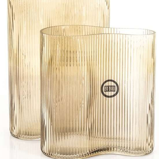 By-Boo Riba Brown Vase - Two Different Heights