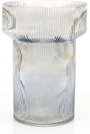 By-Boo Riba Ribbed Glass Vase – Grey or Brown