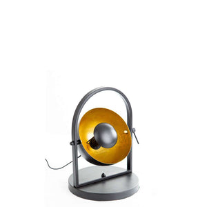 Nino Germany OLE Table Lamp – Rotatable Matte Black & Gold Designer Accent Light