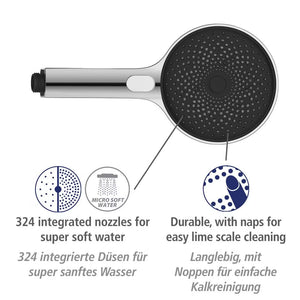 Wenko Shower Set Softwater Chrome Length bar-68 cm