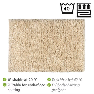 Bath mat Mod. Lanas Ecru Made from recycled PET bottles (By Wenko)