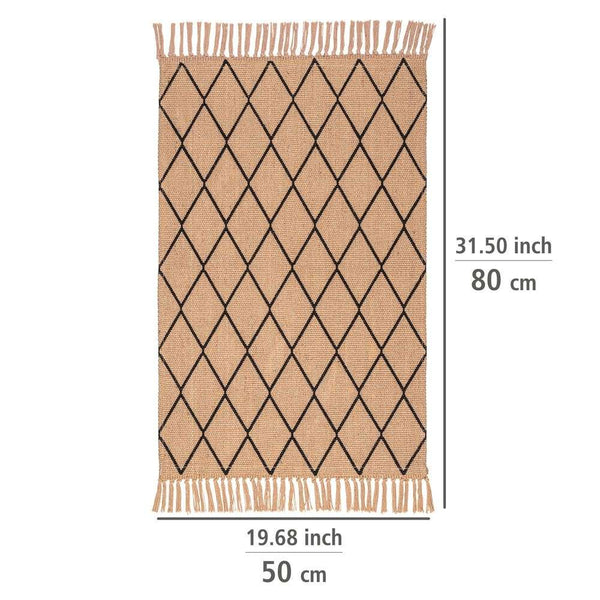 Wenko Bath Mat Calama Made of 100% Jute