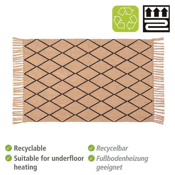Wenko Bath Mat Calama Made of 100% Jute
