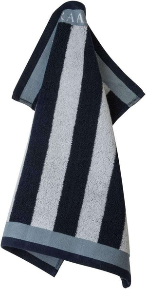 Laura Ashley Kitchen Towel - Midnight Vertical Stripes
