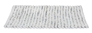 Wenko Mellili Polycotton Bath Mat in White-based Mélange
