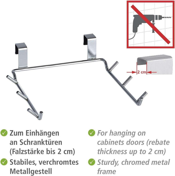 Wenko Metal Bin Bag Holder Shelf