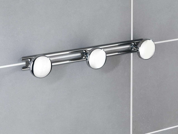 Wenko Stainless Steel 3 Wall Hooks