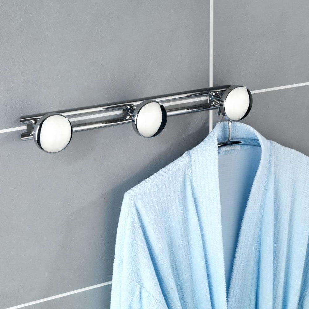 Wenko Stainless Steel 3 Wall Hooks