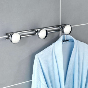 Wenko Stainless Steel 3 Wall Hooks