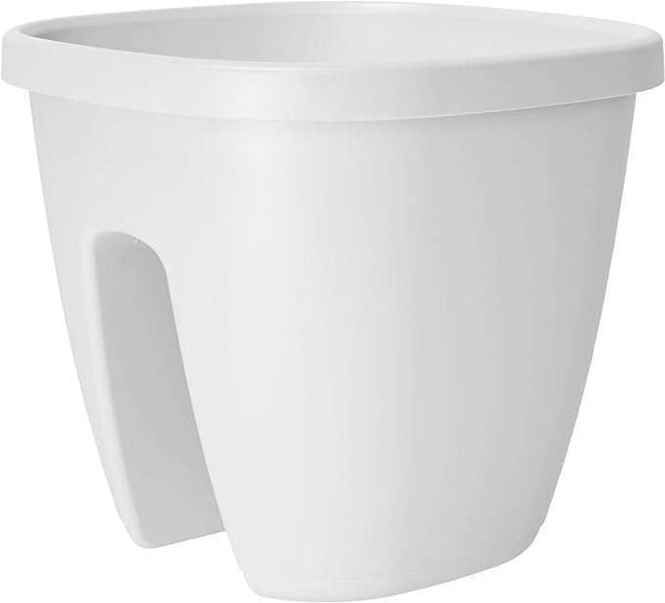 Emsa Railing Pot for the Balcony - self-watering system - White -515015