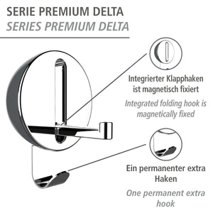 Folding hook Premium DELTA steel grey By Wenko.de