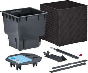 EMSA -‎517589- Indoor Flower Pot - self-watering system & water level indicator - Granite