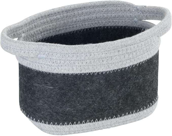 Wenko Felt basket Bea dark grey S