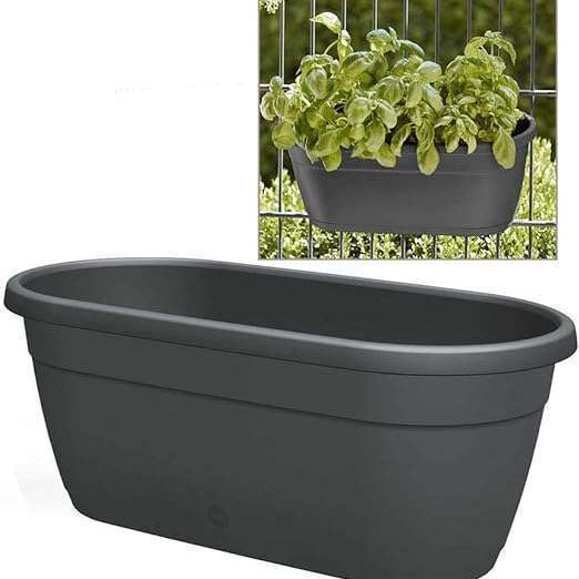 Emsa Indoor and Outdoor Planters Pot - Granite -517594