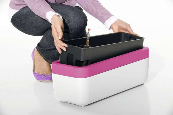 Emsa 506734 flower Pot- MyBox, Pink- 75 cm - Made in Germany