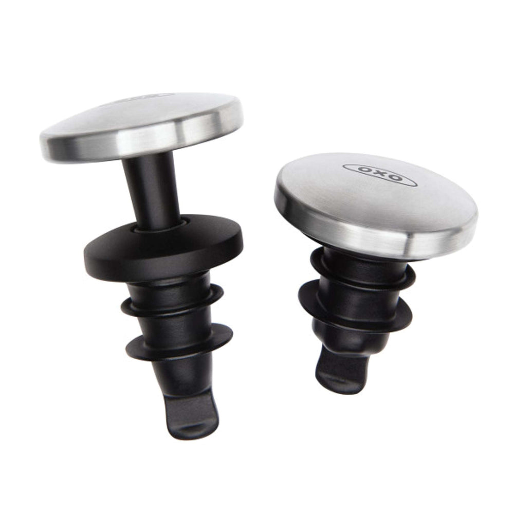 Steel Expanding Wine Stoppers, 2 Count by OXO