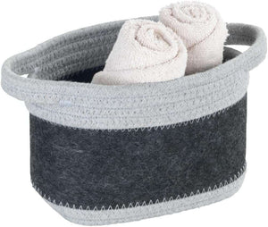 Wenko Felt basket Bea dark grey S