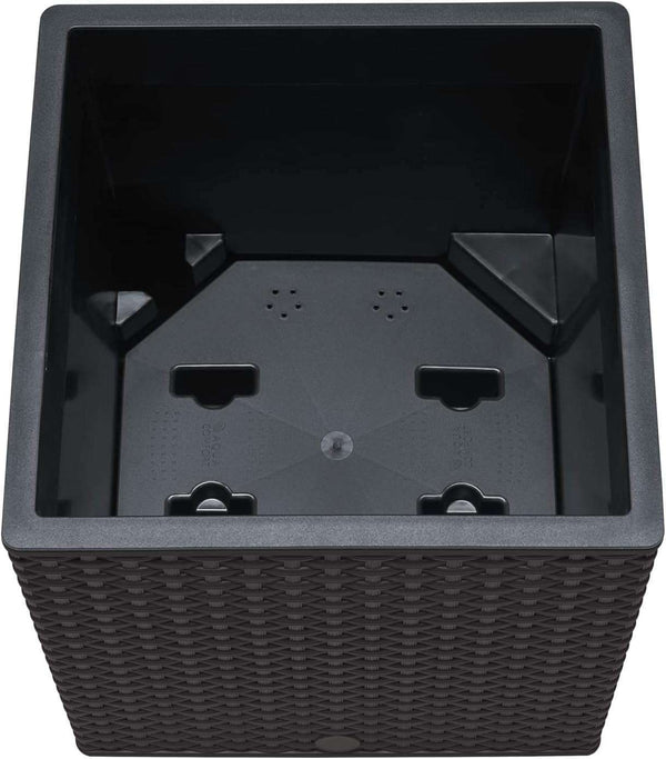 EMSA -‎517589- Indoor Flower Pot - self-watering system & water level indicator - Granite